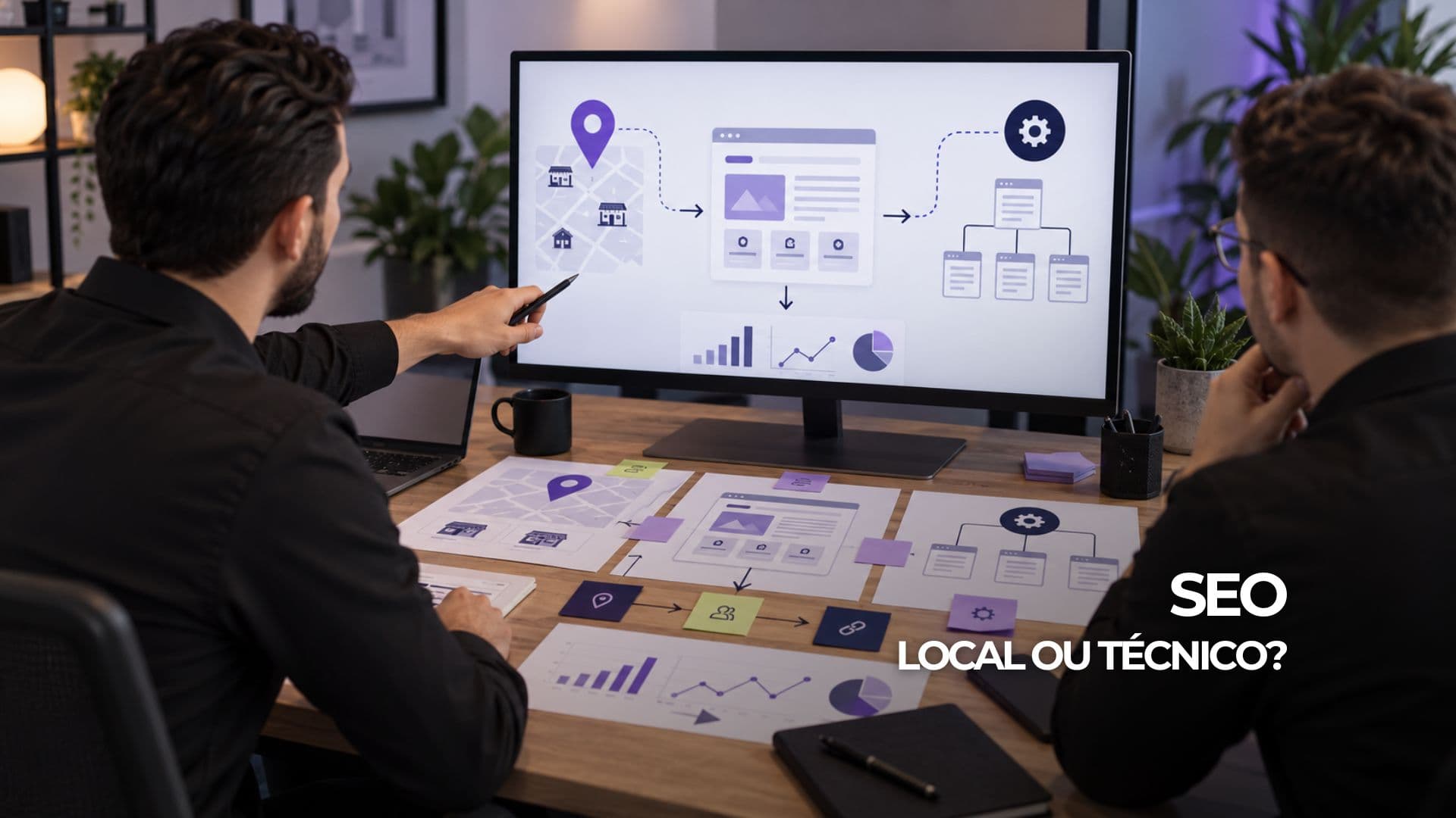SEO Local versus SEO Técnico: o que sua pequena empresa deve priorizar primeiro