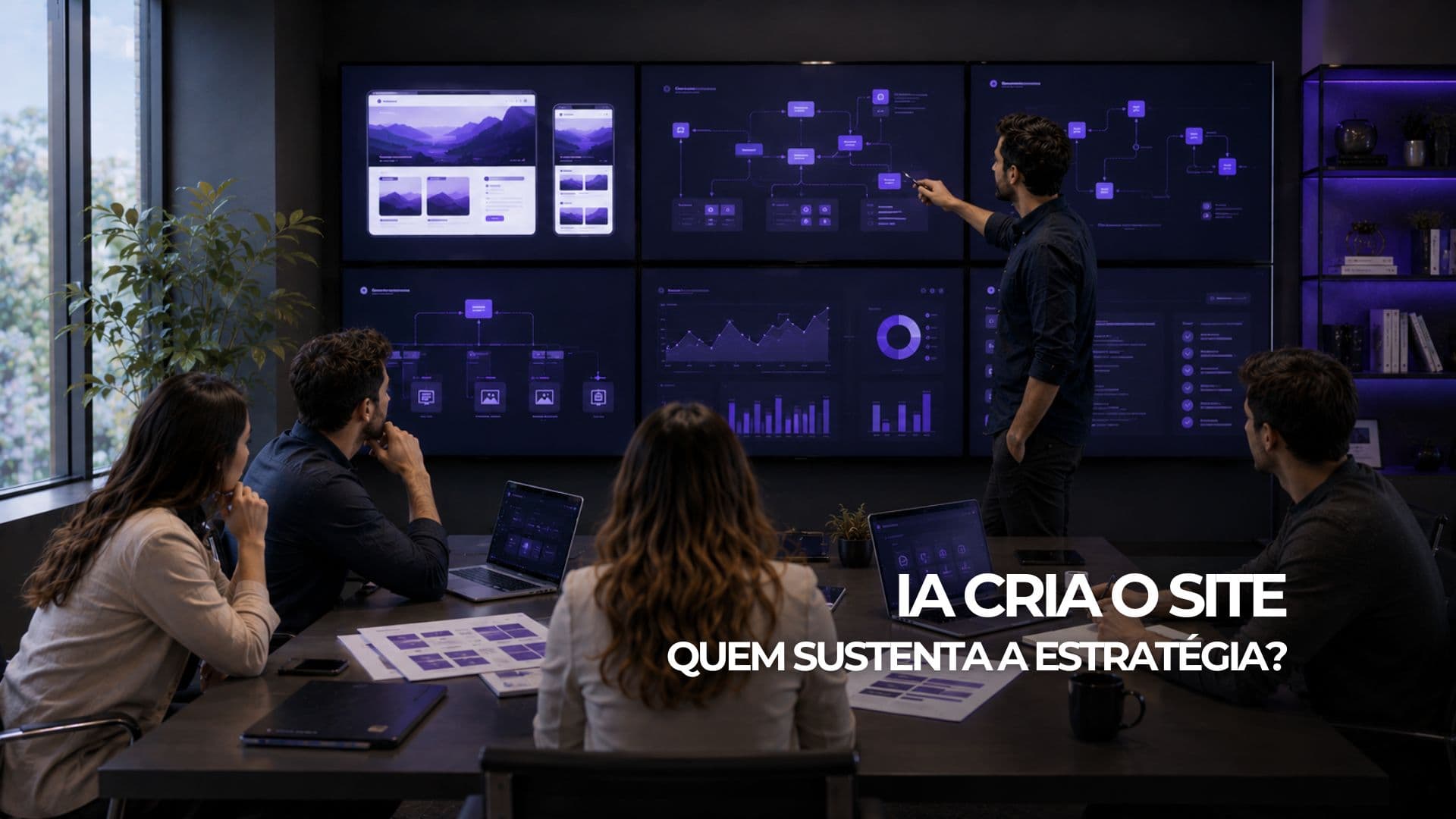 Empresa de Criação de Sites: Por Que IA Sozinha Não Basta